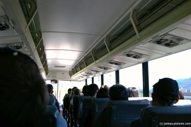 Inside the shuttle bus to Juneau Tram station from dock.jpg
