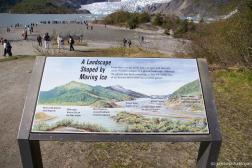 Landscape Shaped by Moving ice sign at the Mendenhall Glacier visitor area.jpg