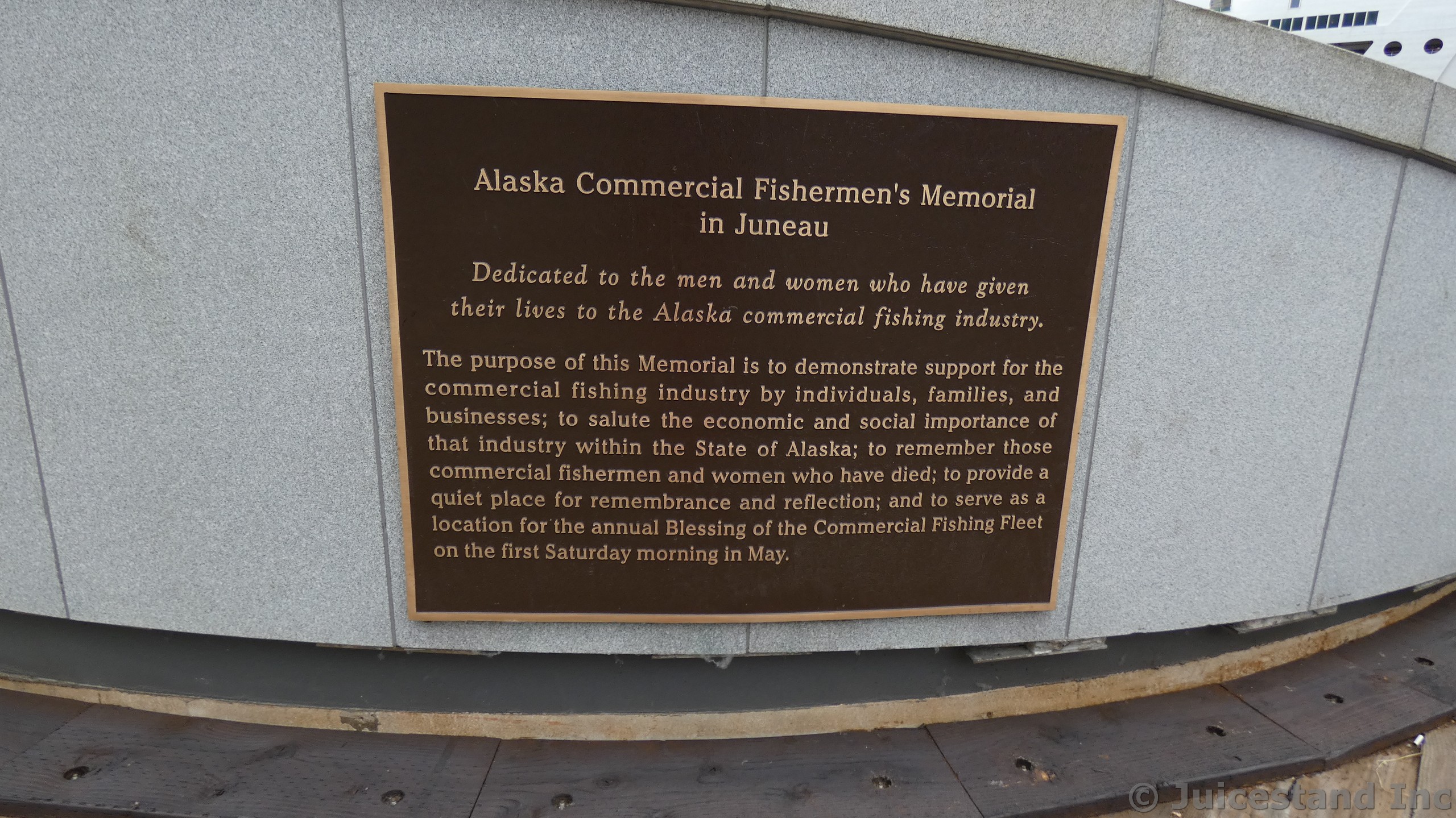 Alaska Commercial Fishermen's Memorial in Juneau