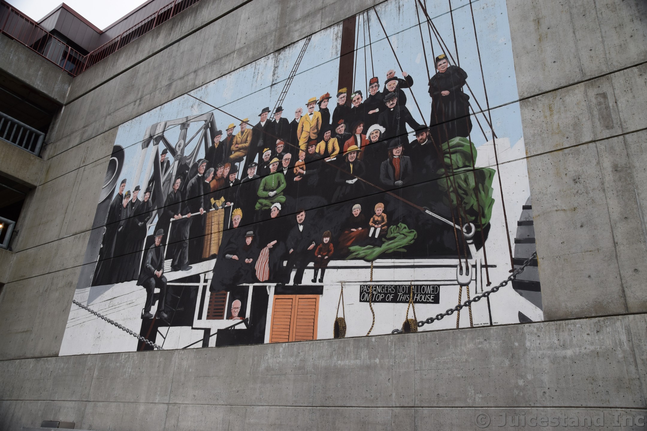 Art Mural on Wall of Juneau Public Library