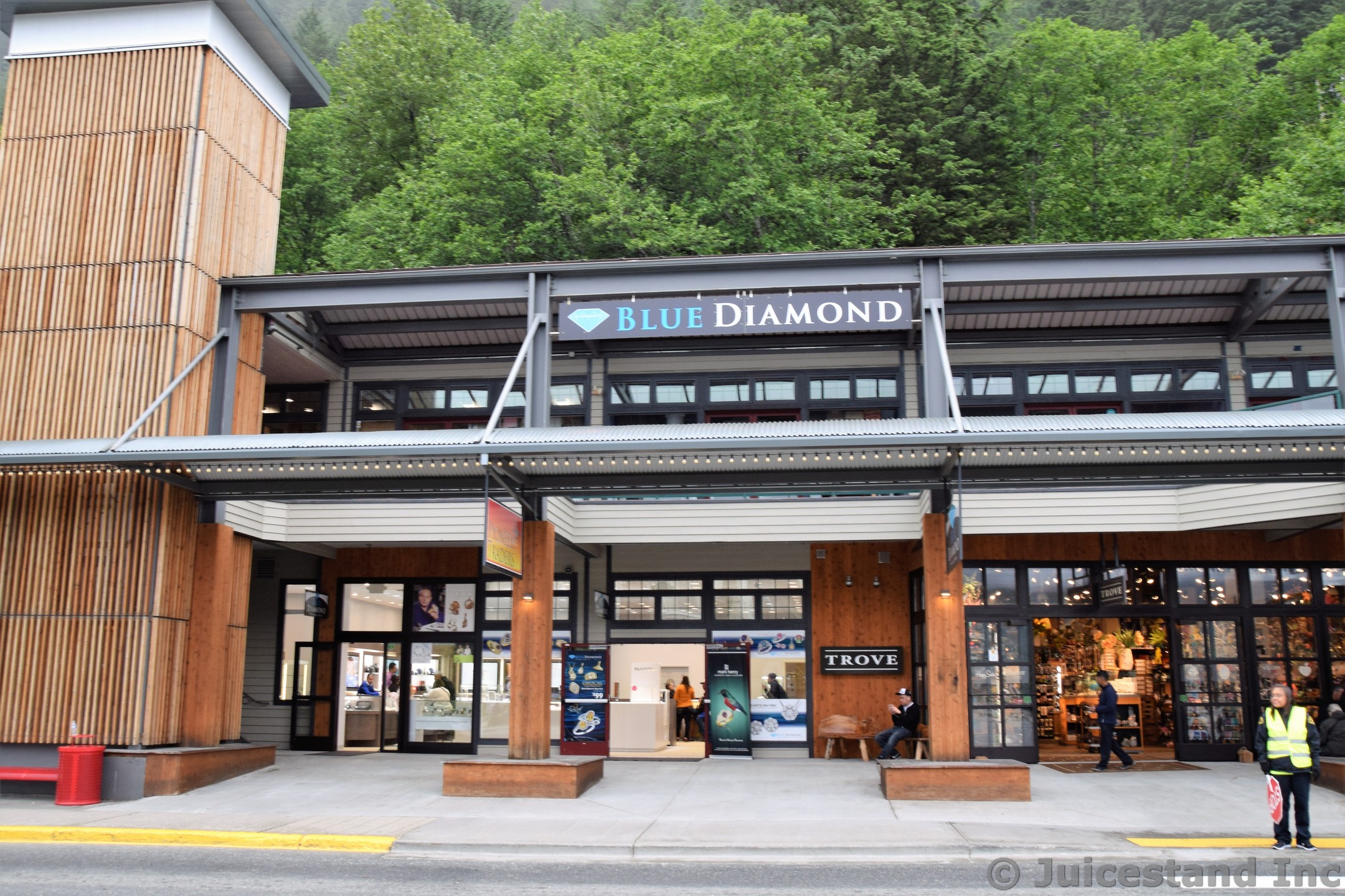 Blue Diamond on Franklin St in Juneau