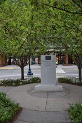 Distinguished Contributors Monument Plaque in Downtown Juneau Across from Blue Diamond