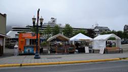 Fish & Chips and the Dawg House across from Dock D in Juneau
