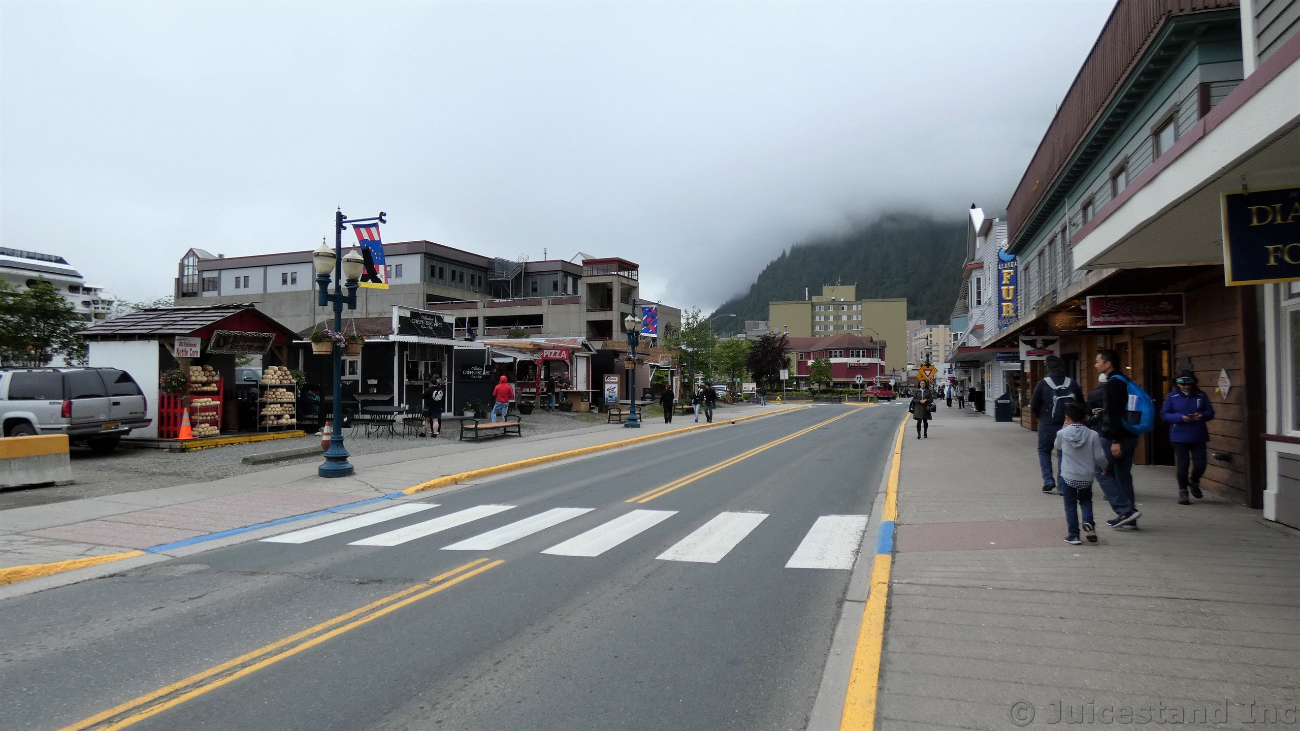 Franklin St in Juneau near Dock D