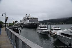 Holland America Amsterdam docked in Juneau Dock B