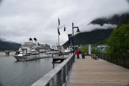 Juneau Cruise Ship Pier Area Near Dock C
