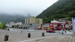 Looking North on Marine Way from Cruise Terminal D Area in Juneau