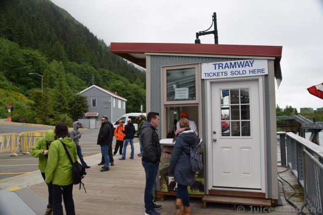 Mount Roberts Tramway Ticket Sale Booth at Juneau Cruise Terminal Pier