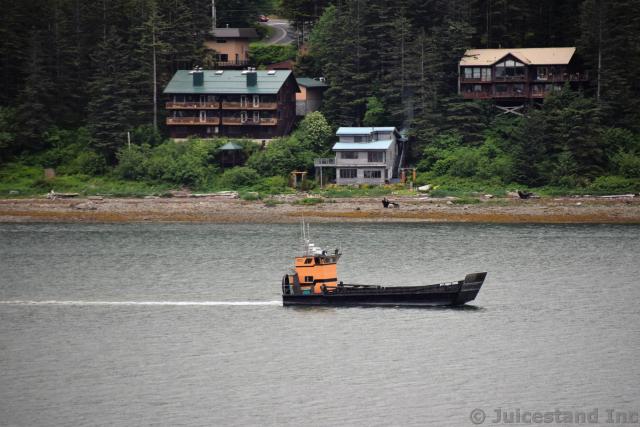 Poundstone Freight in Juneau with view of Douglas