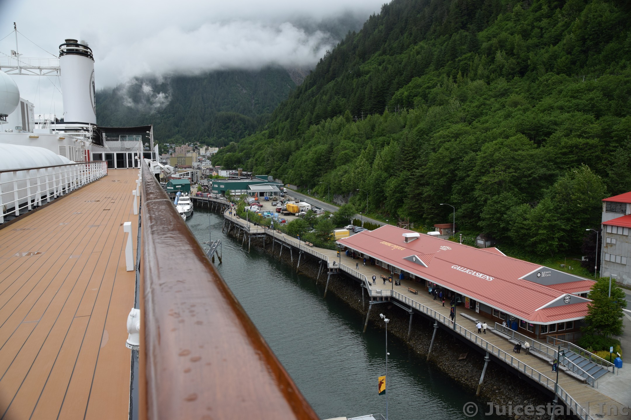View of Juneau Cruise Terminal B Area