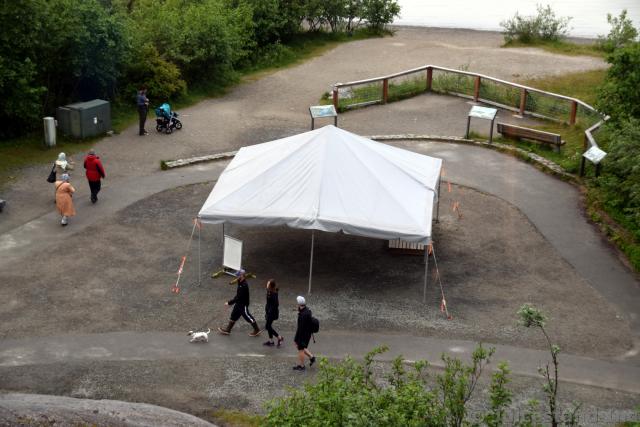 Gazebo Outside Mendenhall Glacier Visitors Center