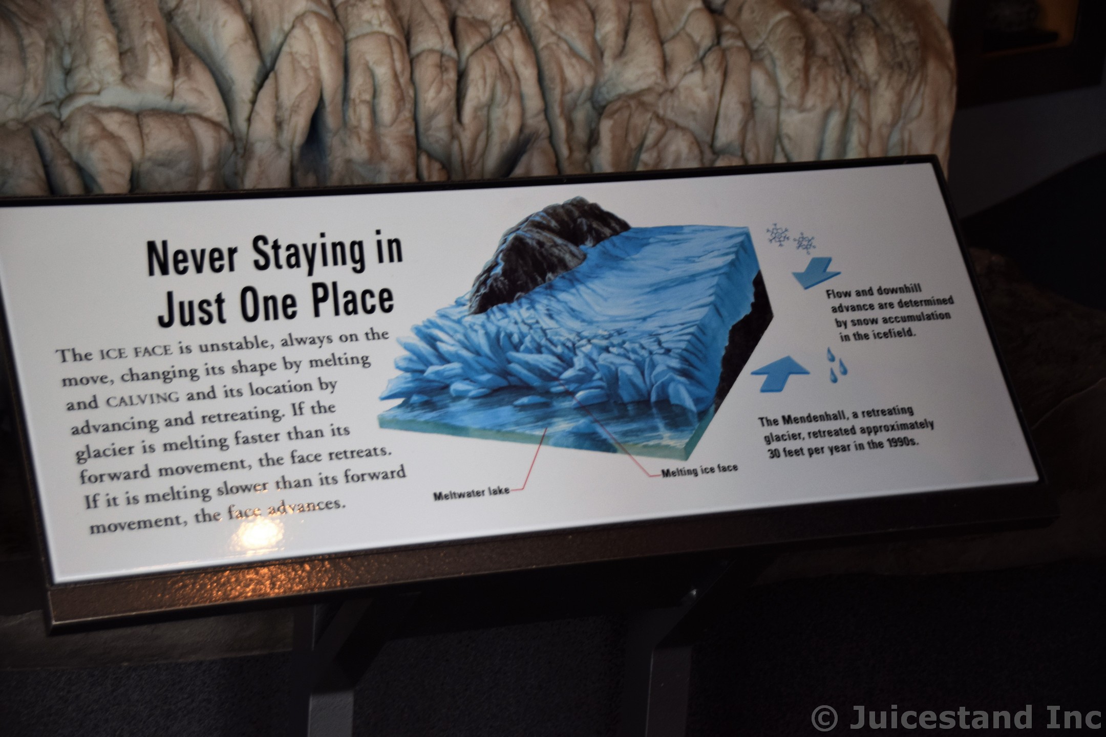 Info about the Retreating Mendenhall Glacier