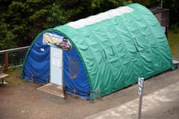 Mendenhall Glacier Visitors Center Discovery Zone Tent