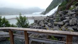 Nugget Falls Seen from Nearby Beach