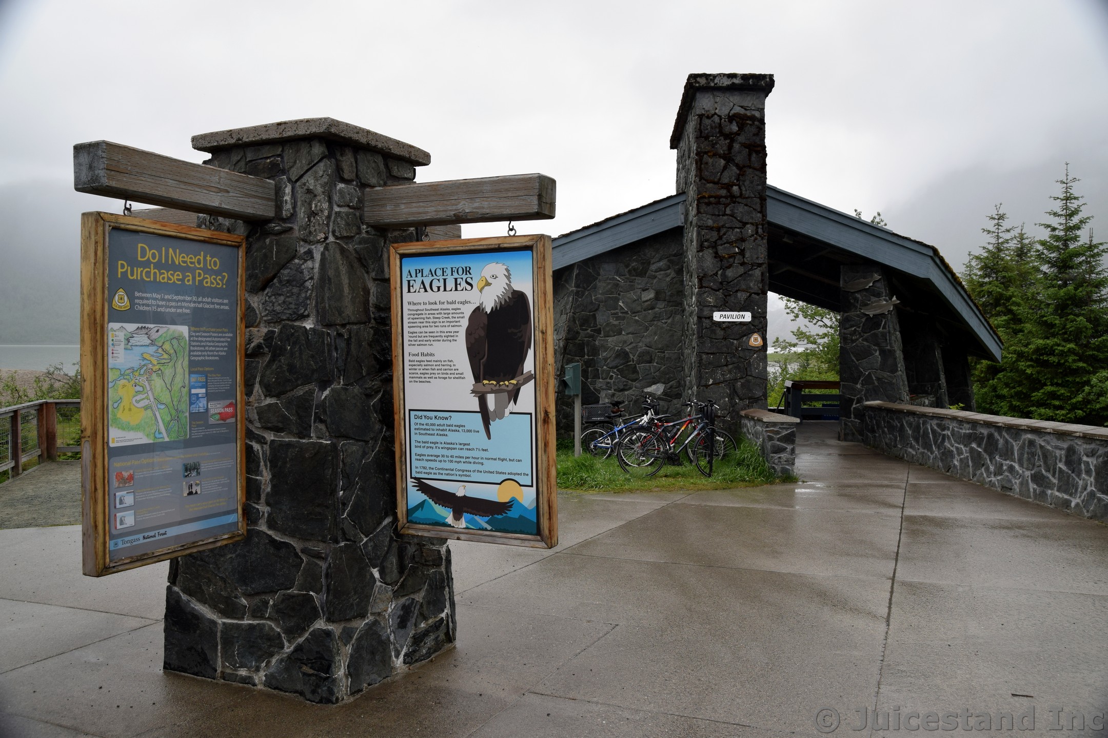 Pavillion at Mendenhall Glacier Entry Area