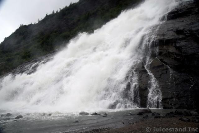 Powerful Waters of Nugget Falls Waterfall