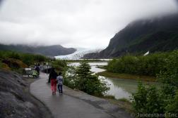 Traversing the Mendenhall Glacier Photo Point Trail