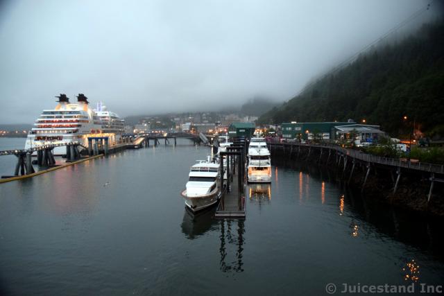 Juneau Cruise Terminal Dock C at Night