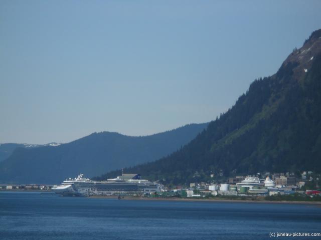 NCL Star docked at Juneau as seen from Norwegian Pearl.jpg