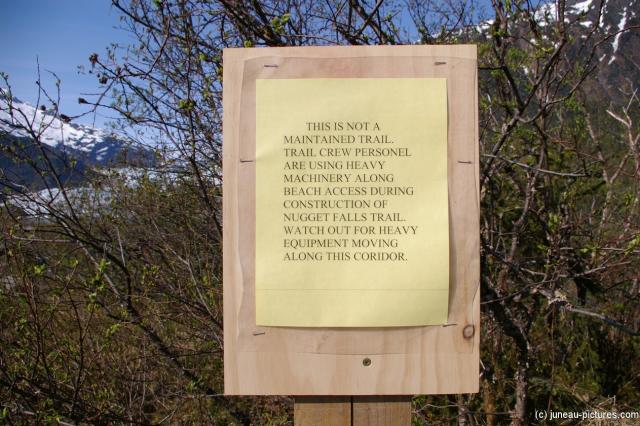 Sign at the Mendenhall Glacier visitor area.jpg