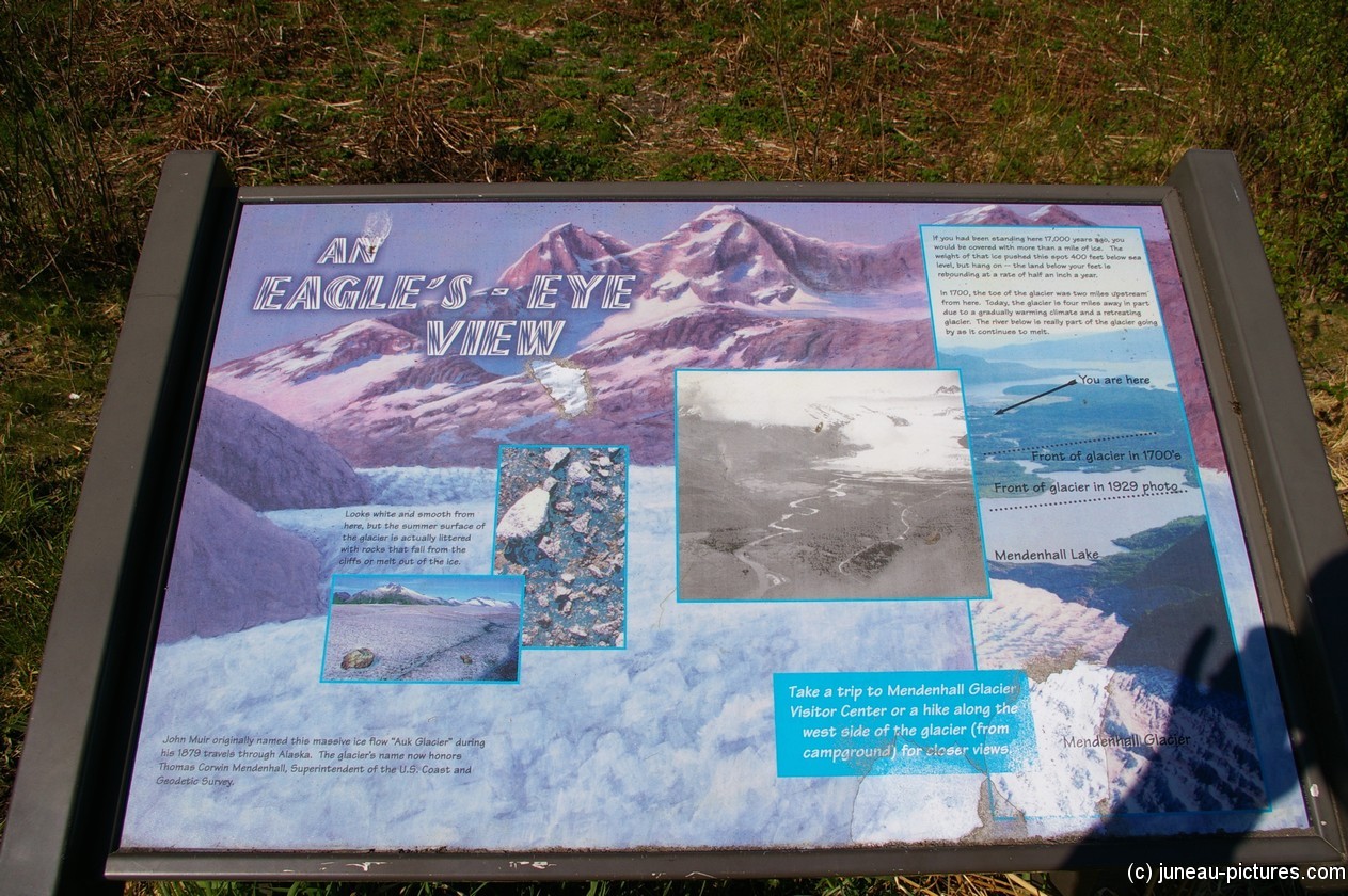 Sign in Juneau Alaska talking about Mendenhall Glacier.jpg