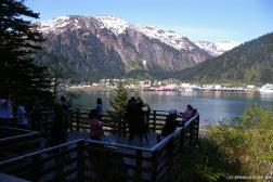 View of the Juneau pier from Homestead Park in Juneau Alaska.jpg